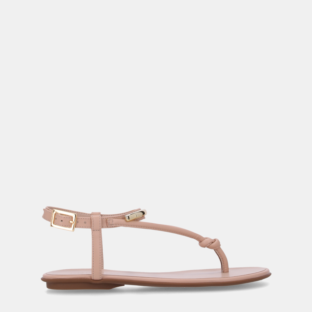 SANDÁLIA RASTEIRA NAPA BEIGE - 0