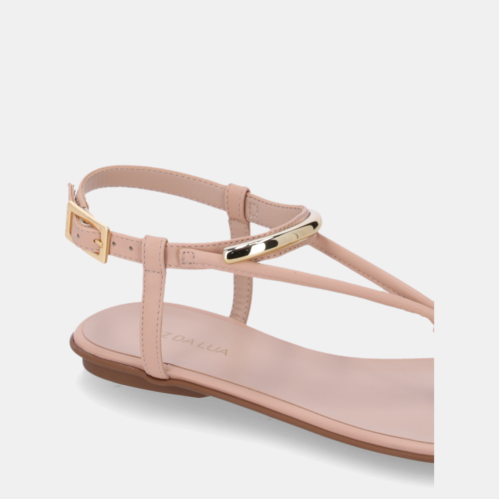 SANDÁLIA RASTEIRA NAPA BEIGE - 3