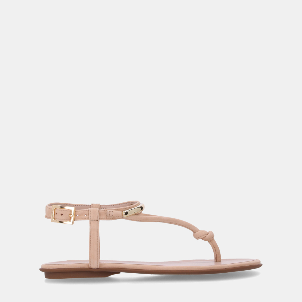SANDÁLIA RASTEIRA KID SUEDE BEIGE - 0