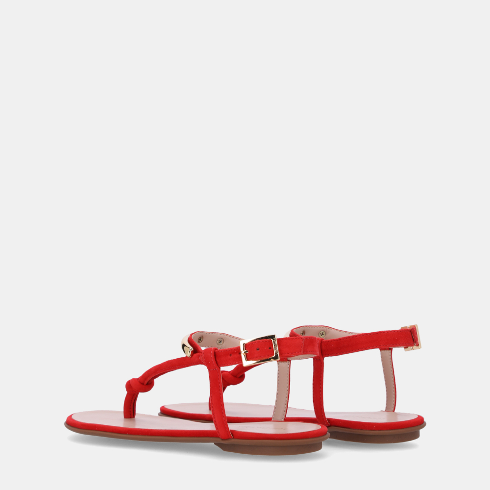 SANDÁLIA RASTEIRA KID SUEDE ACEROLA RED - 2