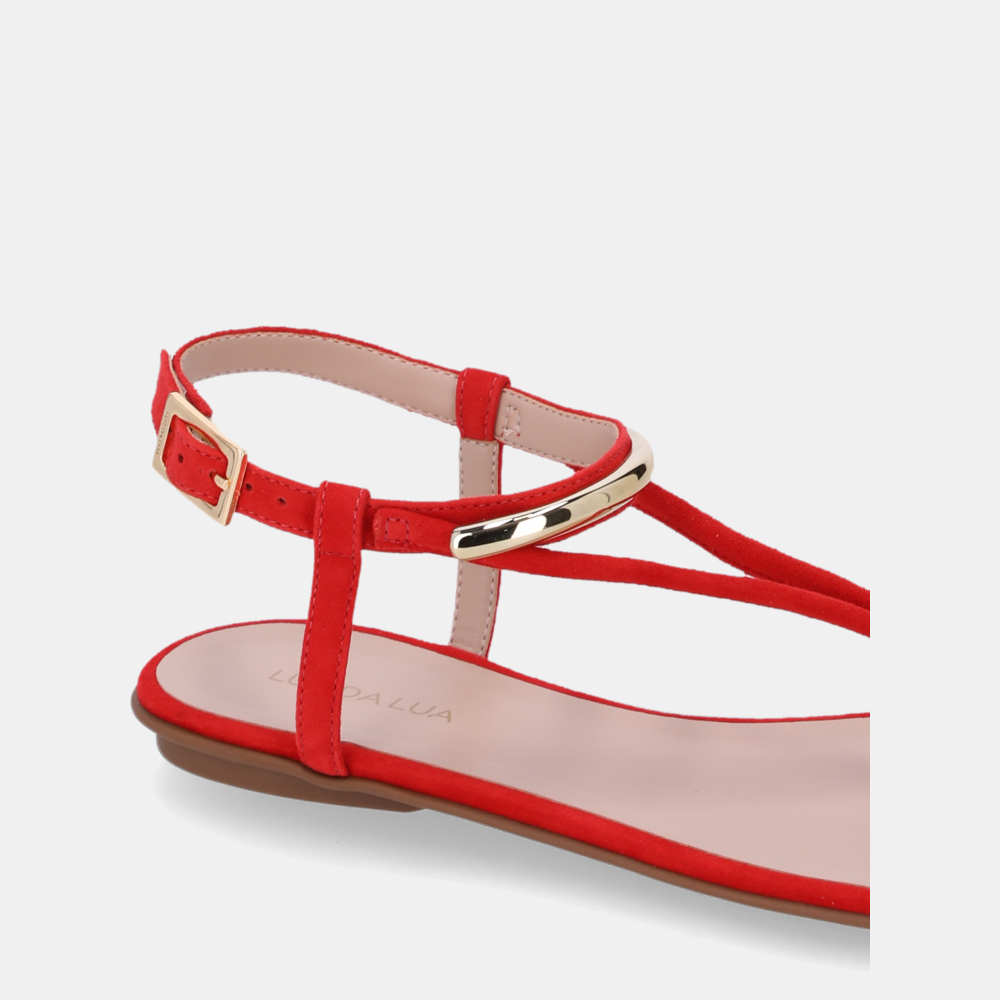 SANDÁLIA RASTEIRA KID SUEDE ACEROLA RED - 3