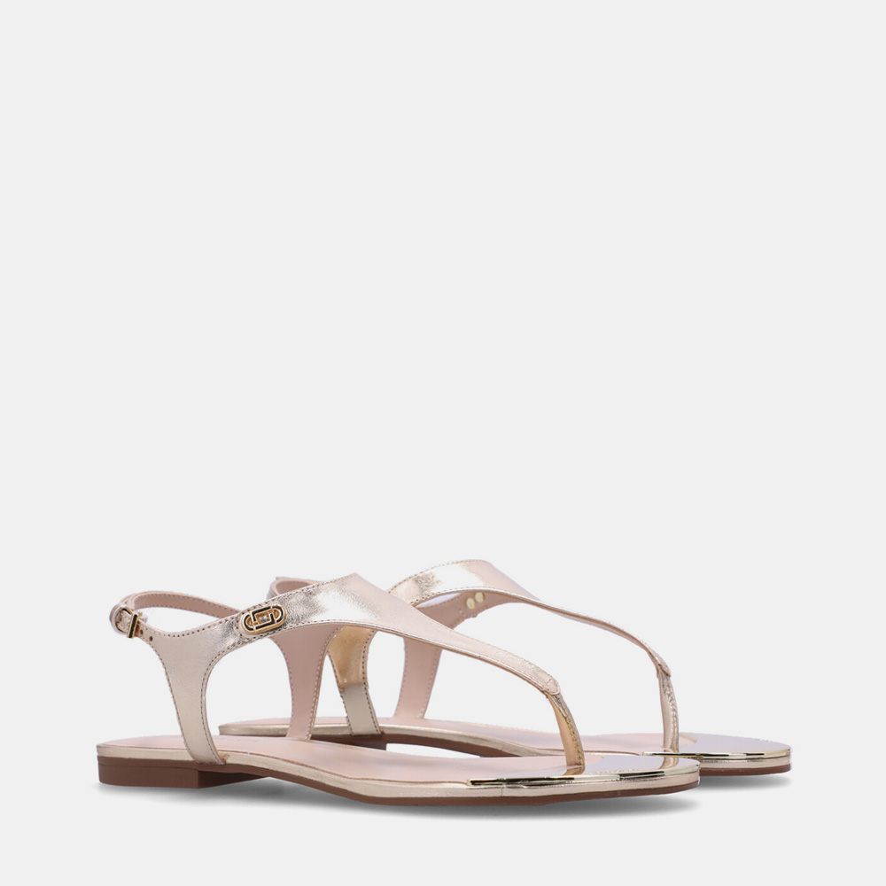 SANDÁLIA RASTEIRA LAMINATI OURO SANDÁLIA RASTEIRA LAMINATI OURO - 1