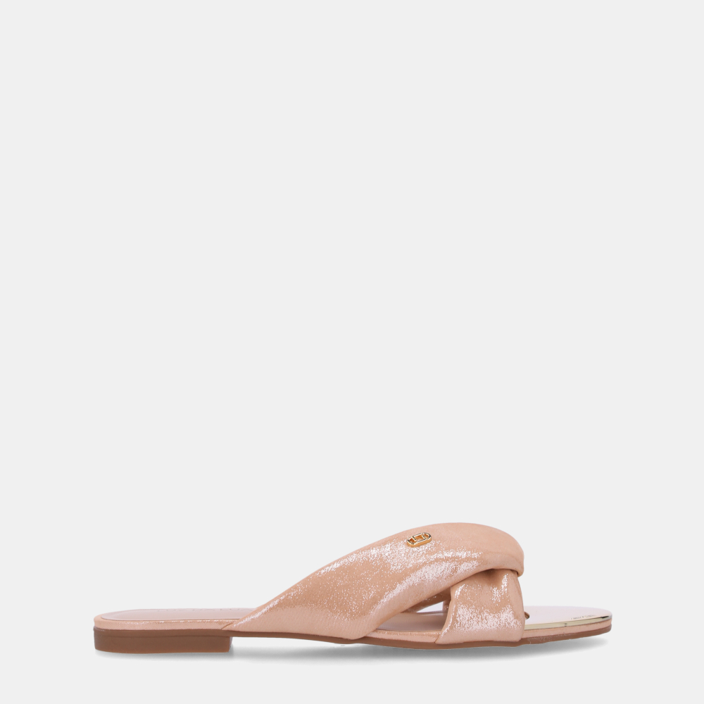 CHINELO COURO PUNTINI BEGE - 0