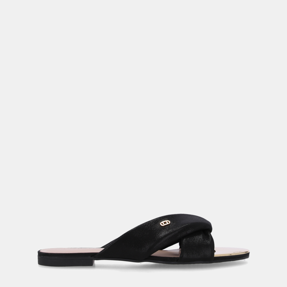 CHINELO COURO PUNTINI PRETO - 0