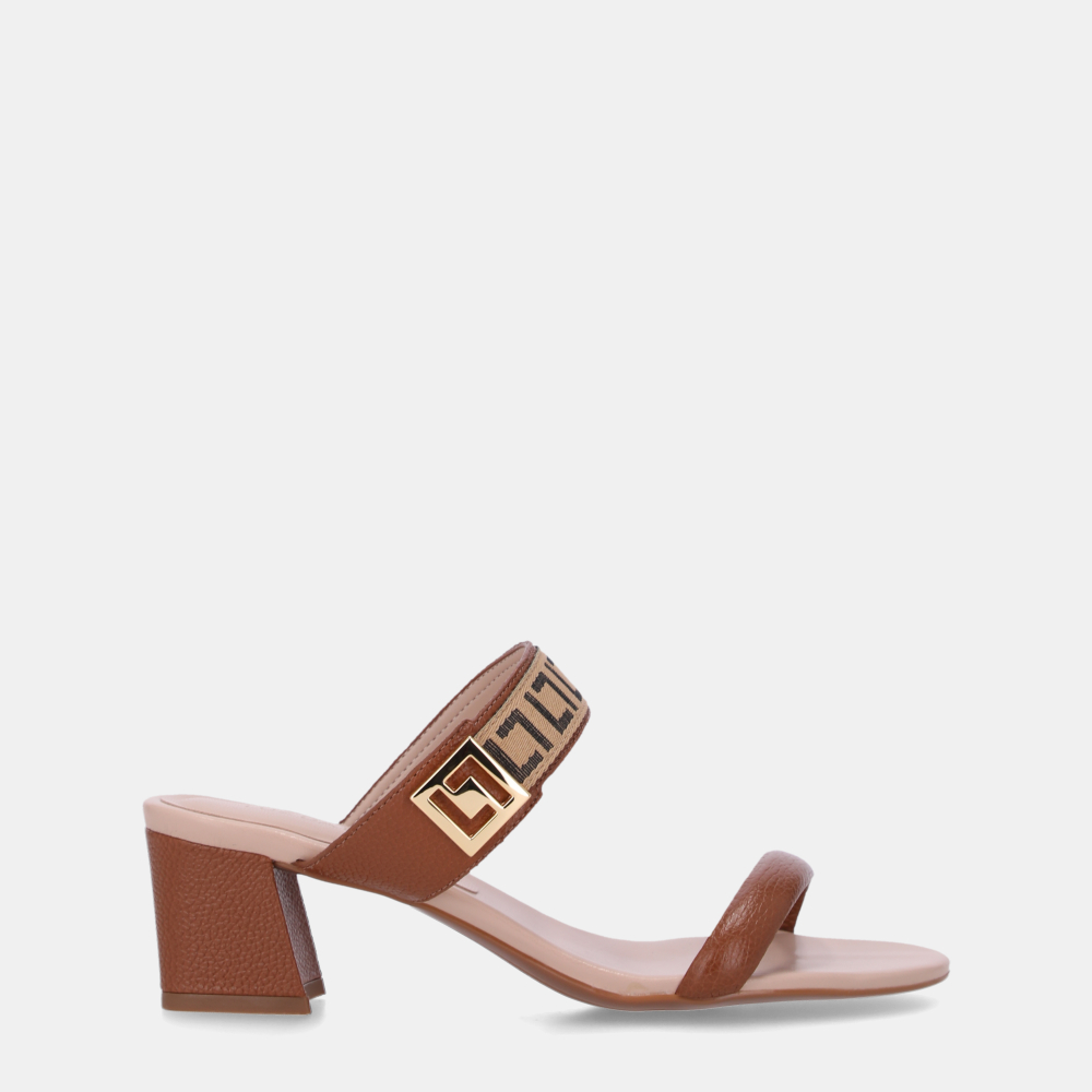 SANDÁLIA SALTO NEW RIDGE CAMEL - 0