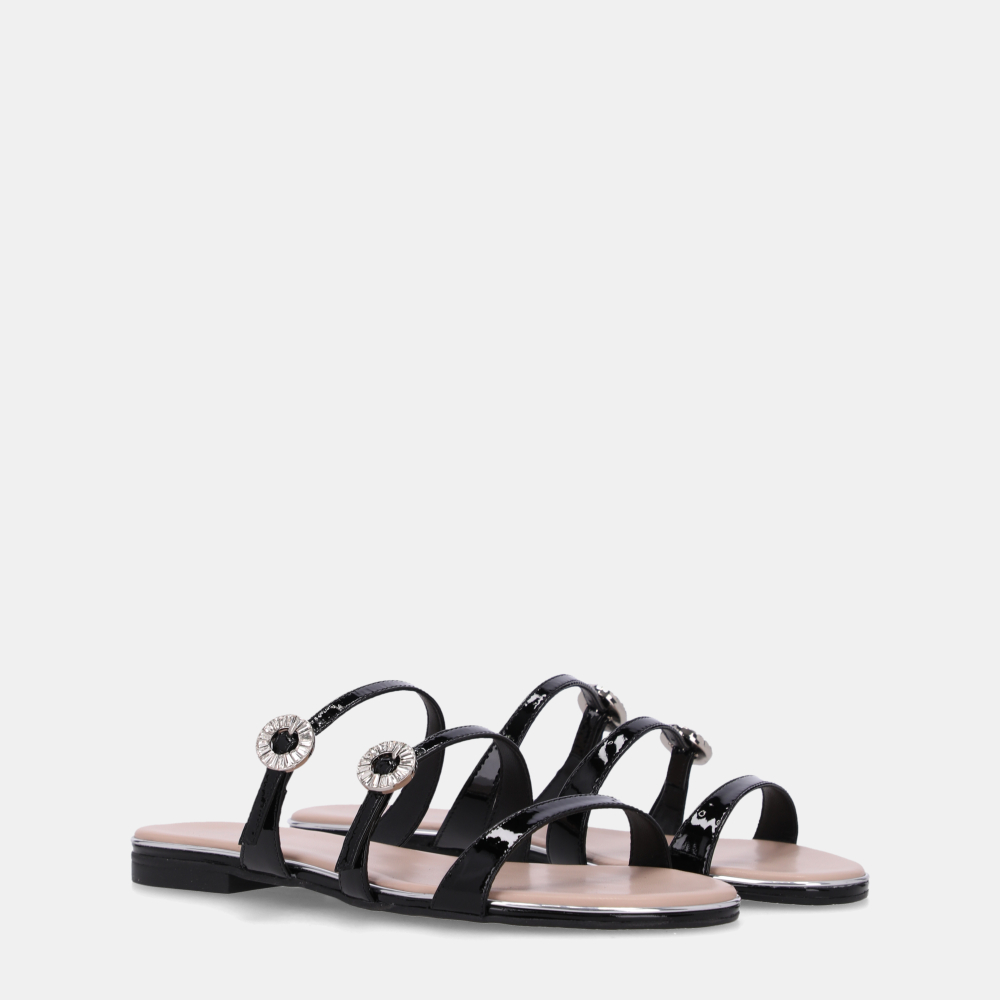 CHINELO COURO VERONA PRETO - 1