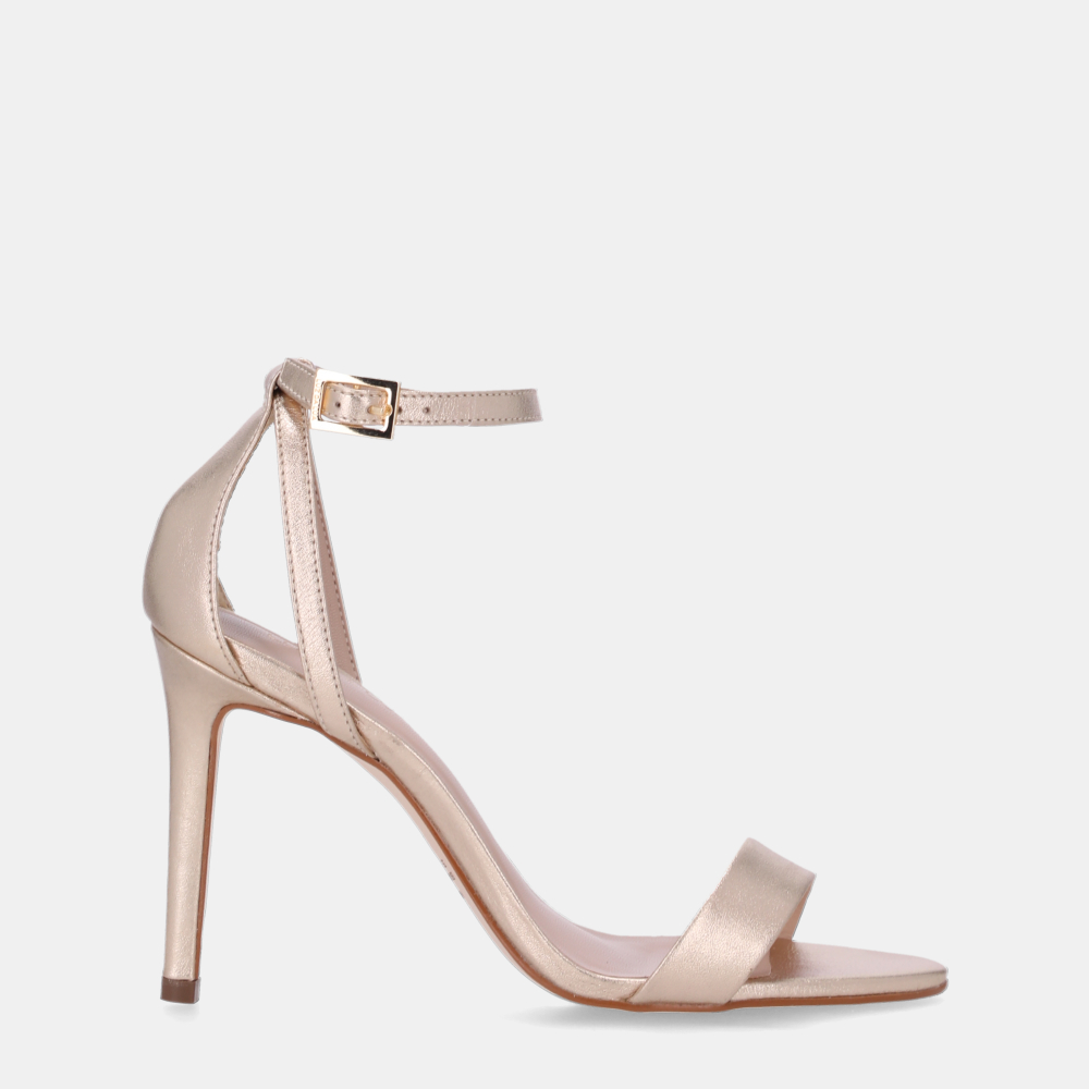 SANDÁLIA SALTO LAMINATI OURO SANDÁLIA SALTO LAMINATI OURO - 0