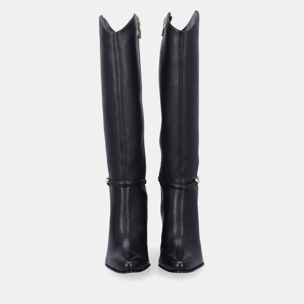 BOTA PRETO CANO LONGO COURO SAARA - 2