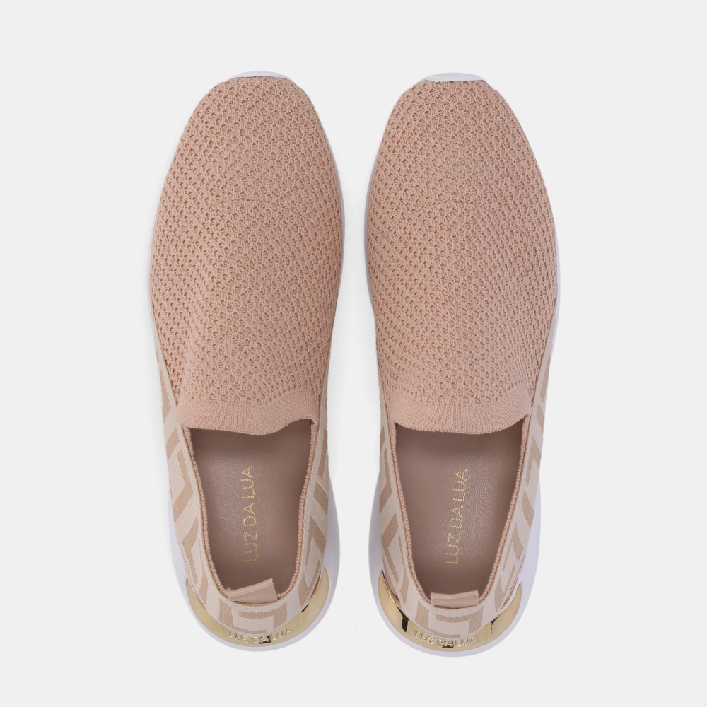 TÊNIS SPACE KNIT BEGE/GORGORÃO FRAPPE - 3