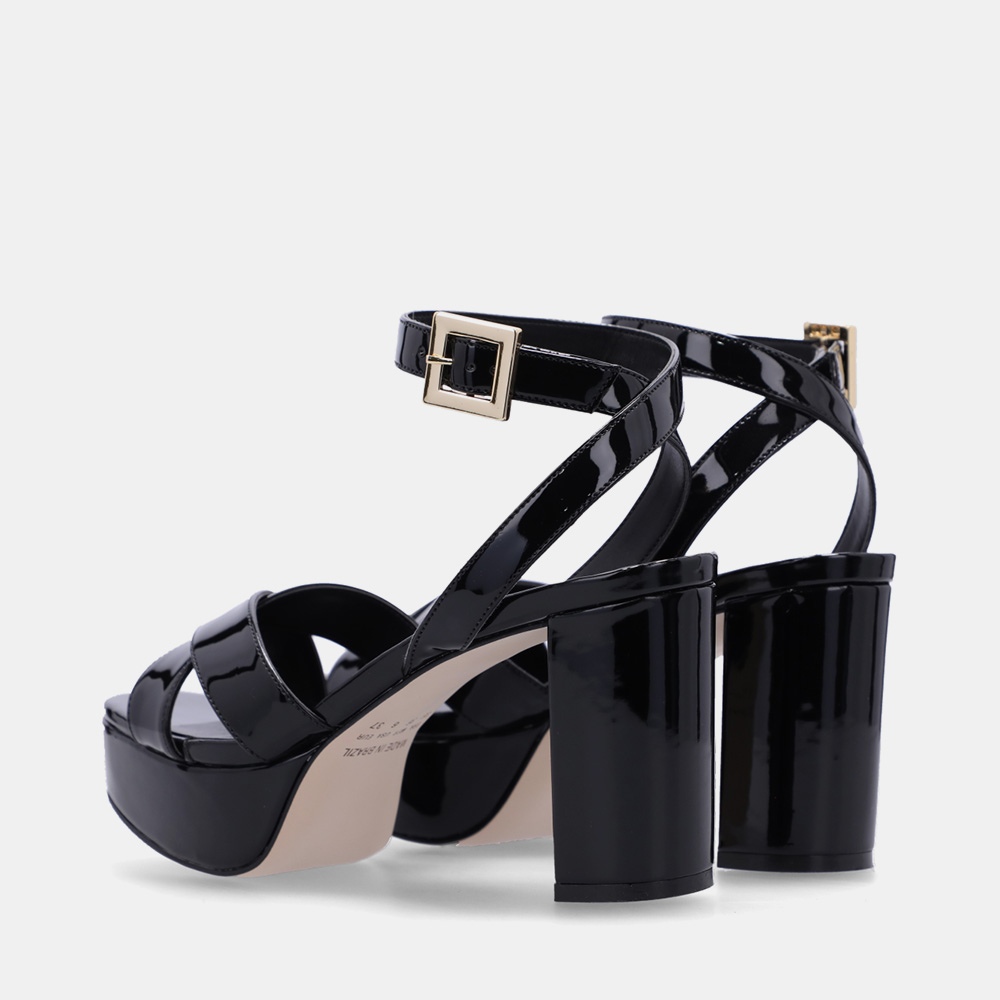 SANDÁLIA/PLATAFORMA VERNIZ PU PRETO - 2