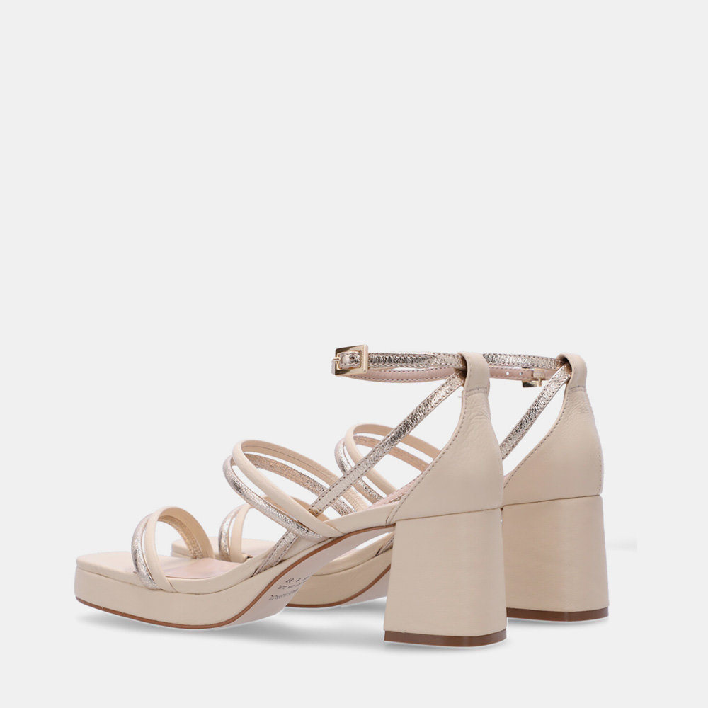 SANDÁLIA PLATAFORMA VÊNUS OURO/SAARA MARFIM SANDÁLIA PLATAFORMA VÊNUS OURO/SAARA MARFIM - 2