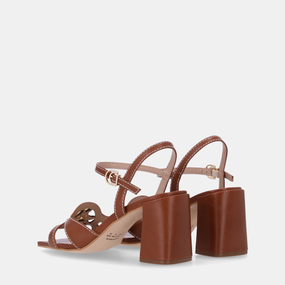 SANDÁLIA DE SALTO ATACAMA ÂMBAR - 3