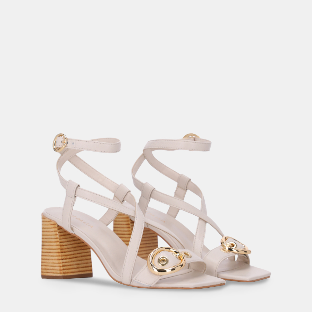 SANDÁLIA SALTO SAARA PANNA - 1