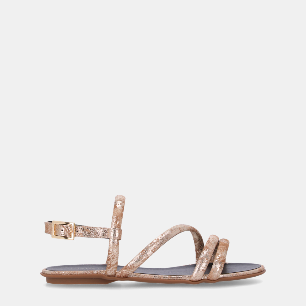 SANDÁLIA RASTEIRA TRAVERTINO OURO - 0