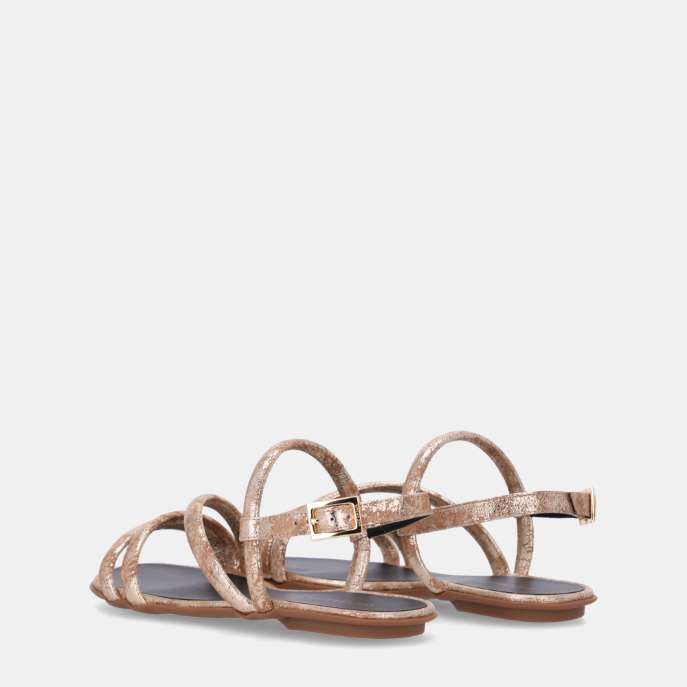 SANDÁLIA RASTEIRA TRAVERTINO OURO - 2