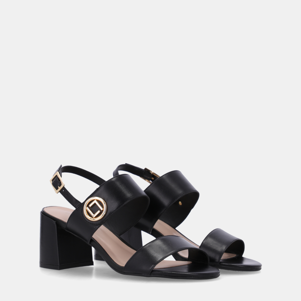 SANDÁLIA SALTO VITELLO MARRONE - 1