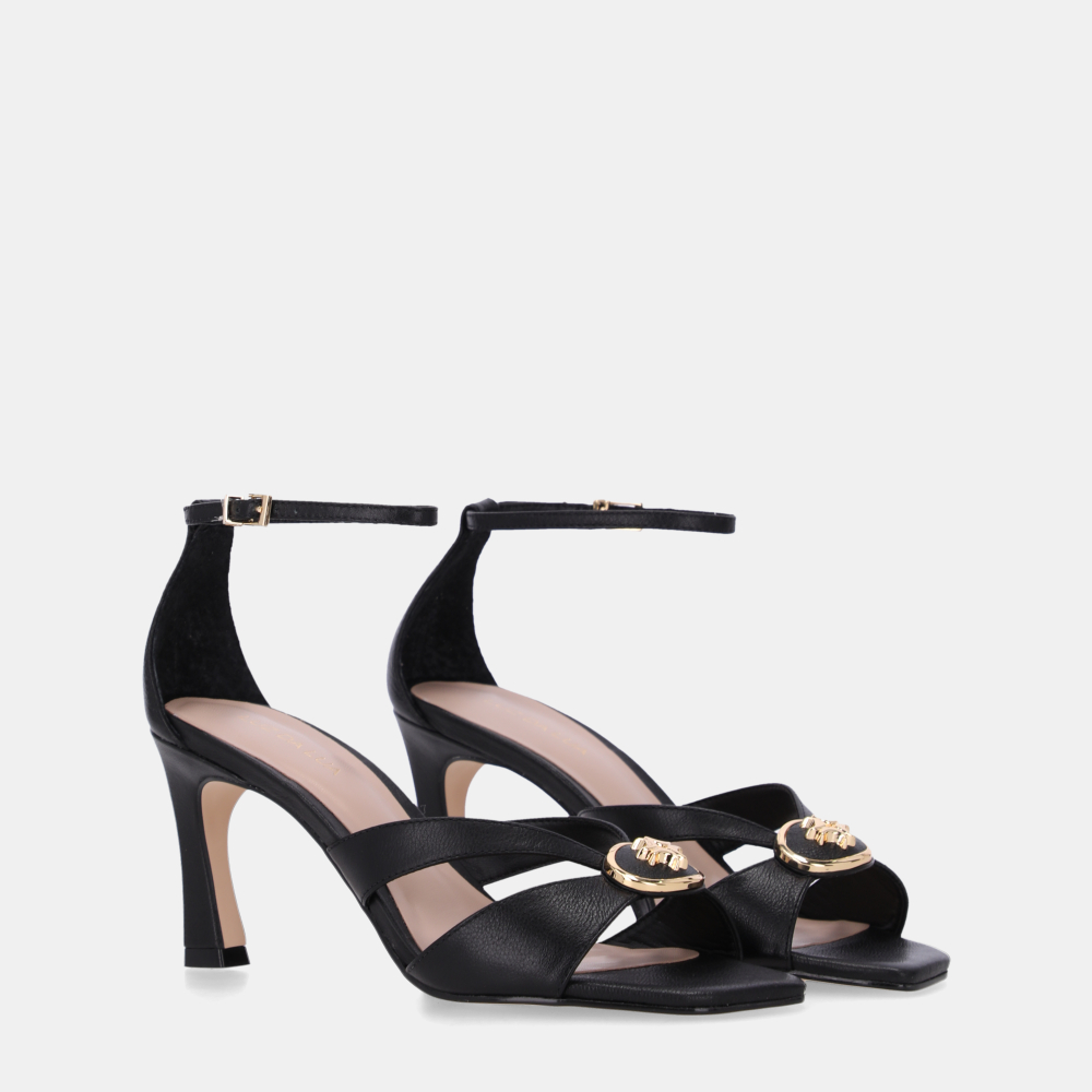 SANDÁLIA SALTO SAARA PRETO - 1