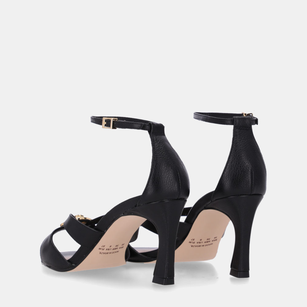 SANDÁLIA SALTO SAARA PRETO - 2