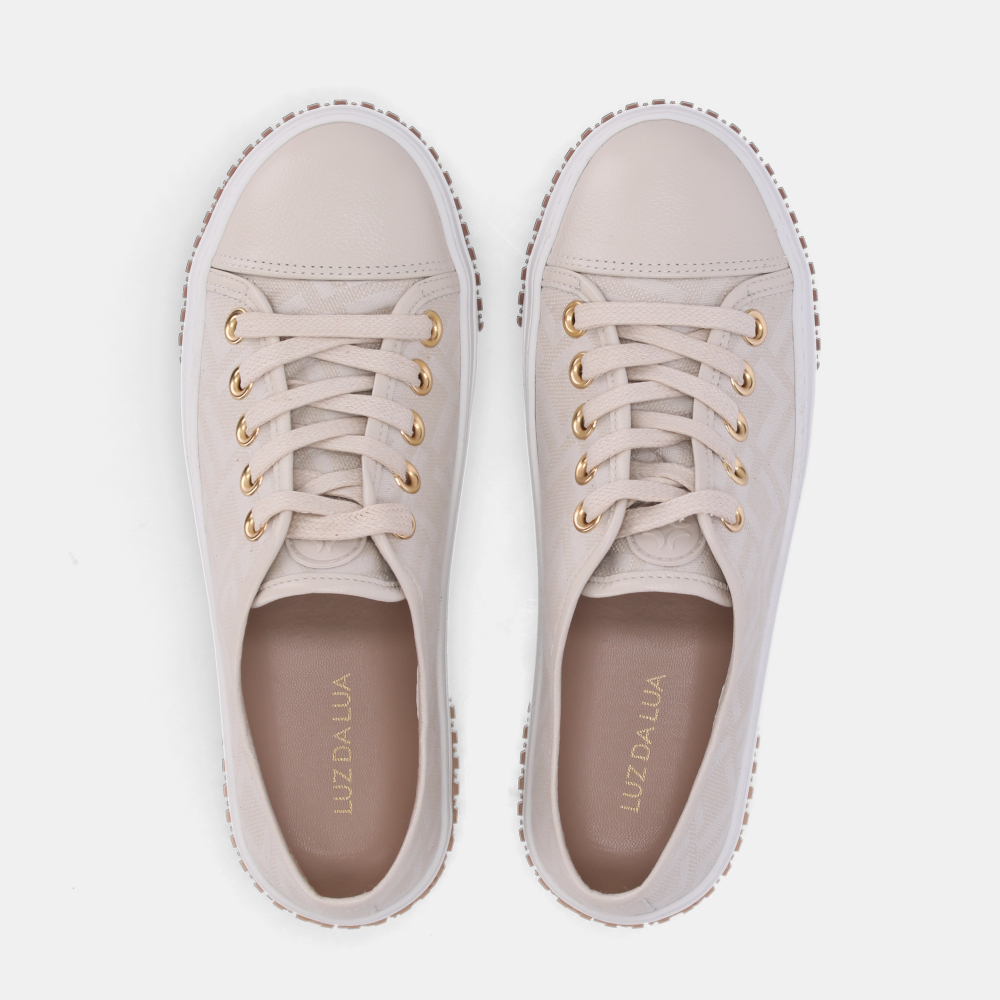 TÊNIS FLY PANNA COM JACQURD BIANCO - 3