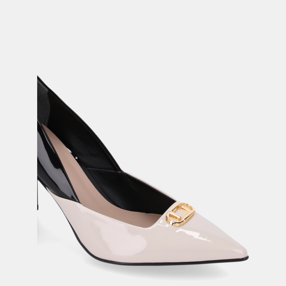 SCARPIN VERNIZ PU PANNA/VERNIZ PU PRETO SCARPIN VERNIZ PU PANNA/VERNIZ PU PRETO - 3