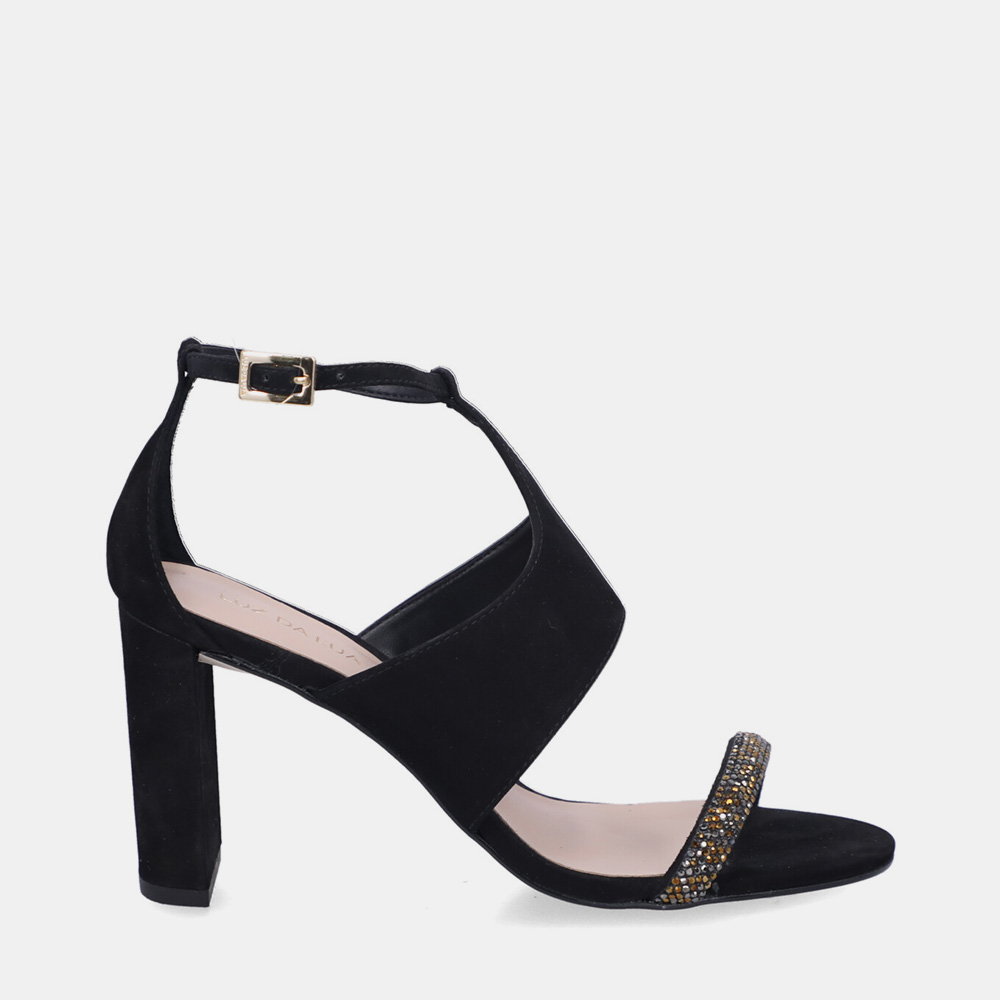 SANDÁLIA TIRA STRASS BRONZATO COM CERVO PRETO SANDÁLIA TIRA STRASS BRONZATO COM CERVO PRETO - 0