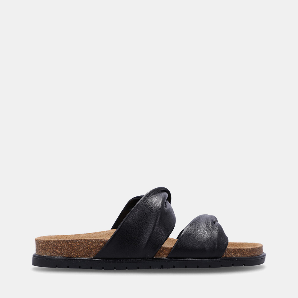 CHINELO COURO SAARA PRETO CHINELO COURO SAARA PRETO - 0