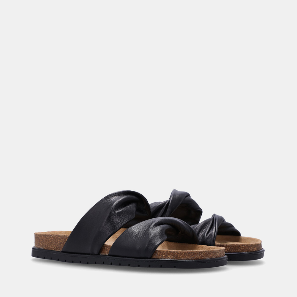 CHINELO COURO SAARA PRETO CHINELO COURO SAARA PRETO - 1