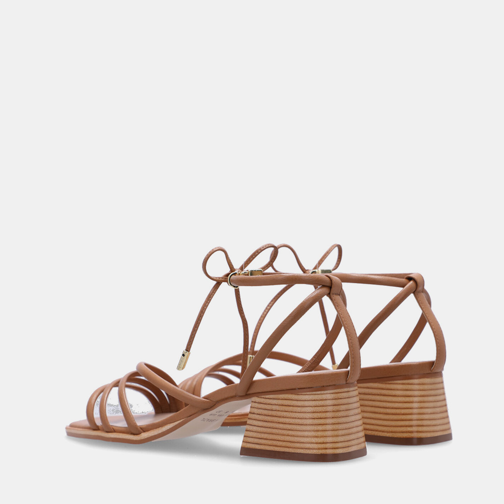 SANDÁLIA DE SALTO SAARA AMÊNDOA - 2