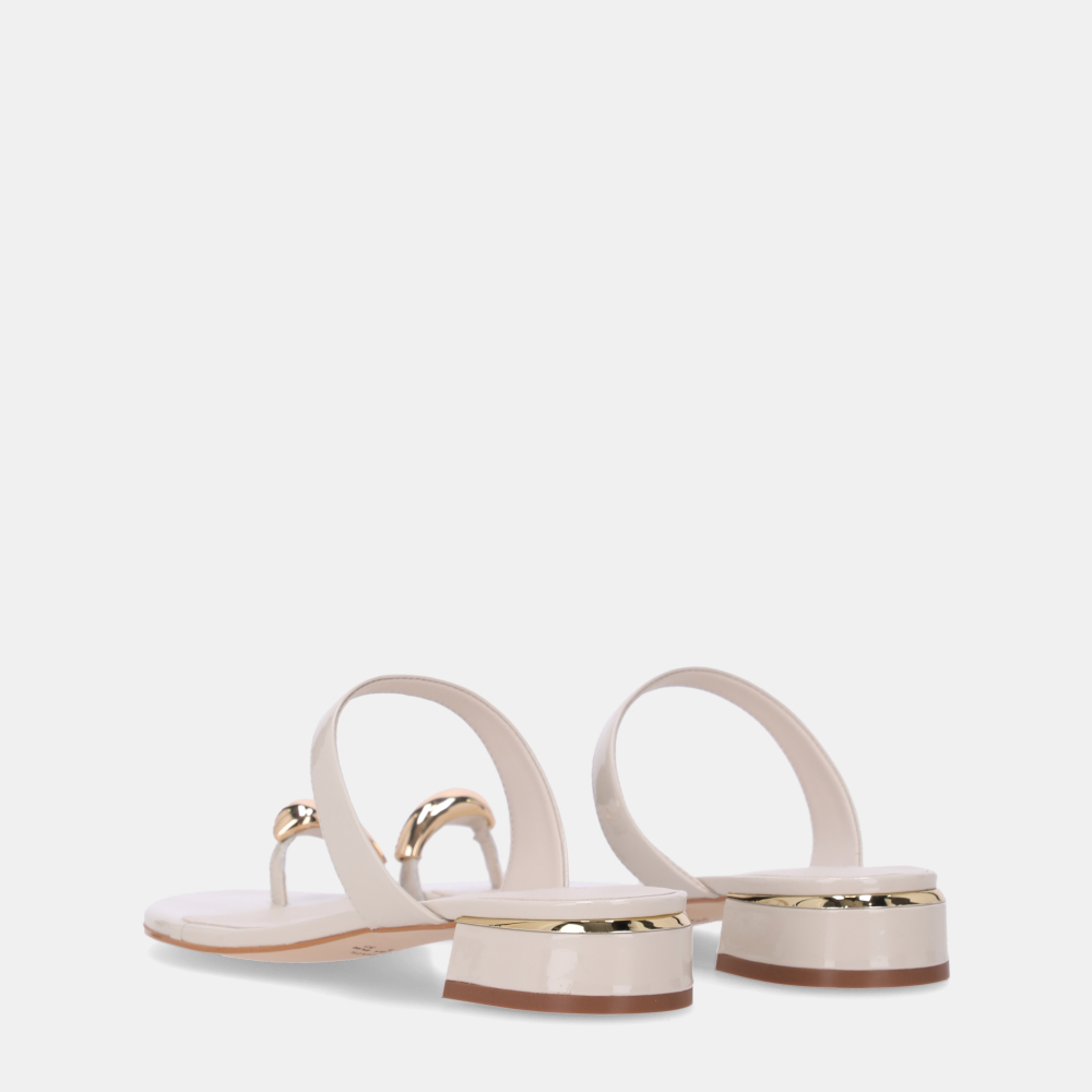 CHINELO COURO VERONA PANNA - 2