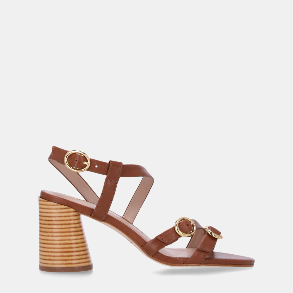 SANDÁLIA SALTO ATACAMA ÂMBAR - 0