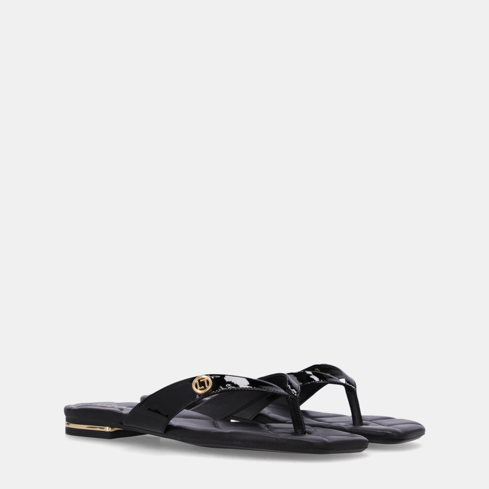CHINELO COURO VERONA PRETO - 1
