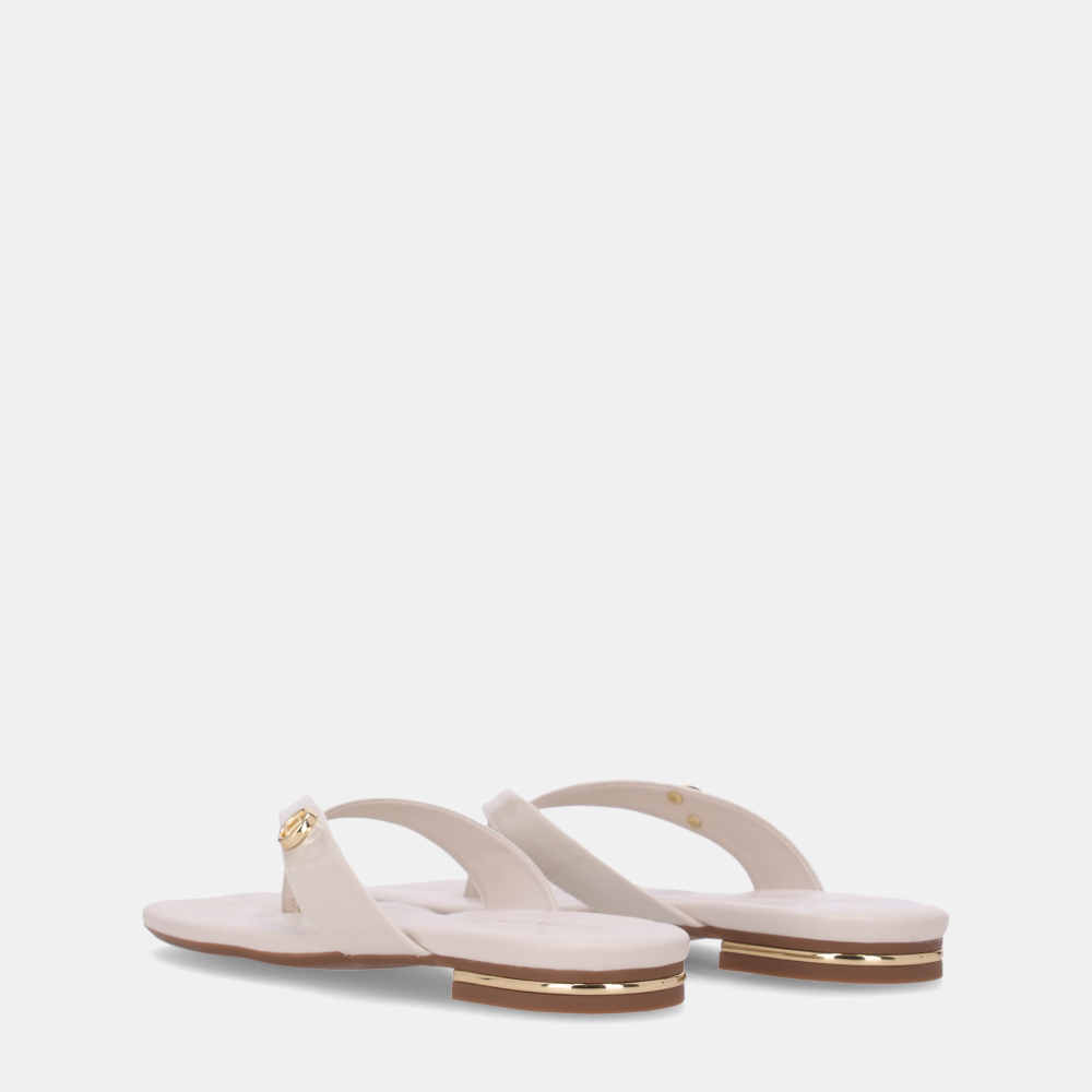 CHINELO COURO VERONA PANNA - 2